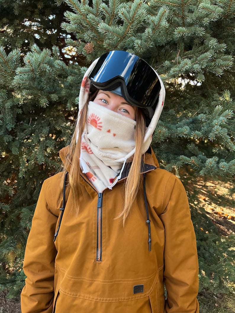 Desert Sun Hood Over Helmet Ski Snowboard Hood Etsy