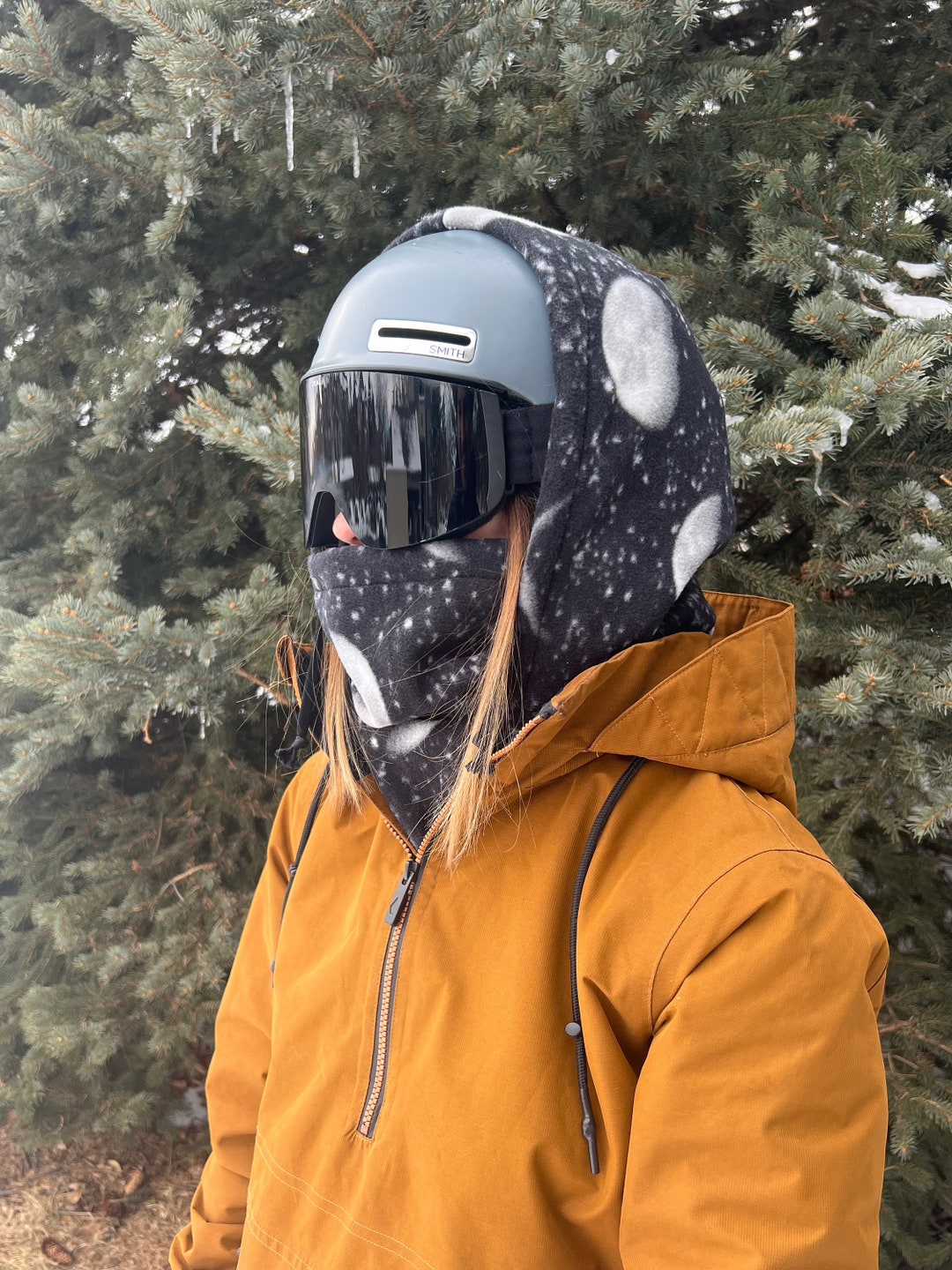 Moon Hood Over Helmet Ski Snowboard Hood Etsy