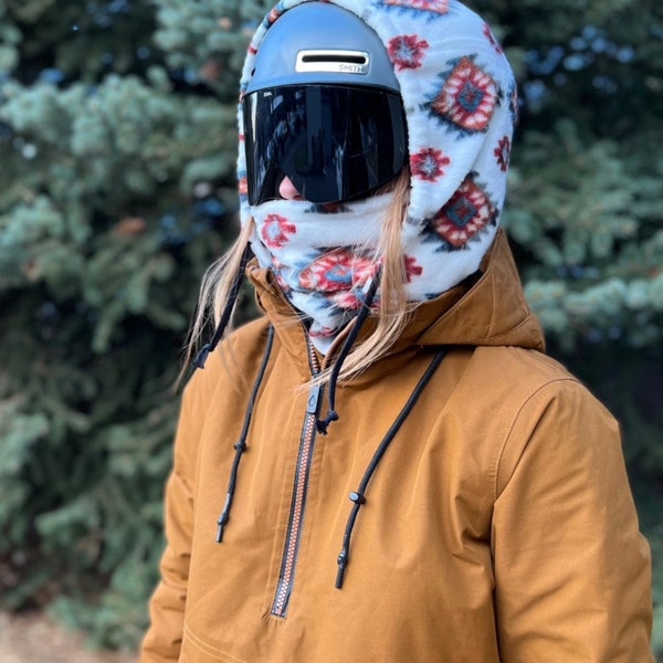 Over Helmet Ski Hood Etsy