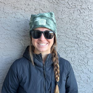 Faded Camo Fleece Beanie - Ski Snowboard Hat