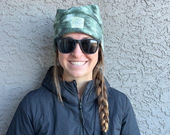 Faded Camo Fleece Beanie - Ski Snowboard Hat