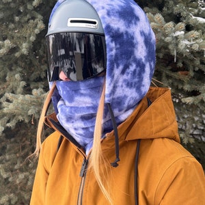 Blueberry Hood Over Helmet Ski Snowboard Hood - Etsy