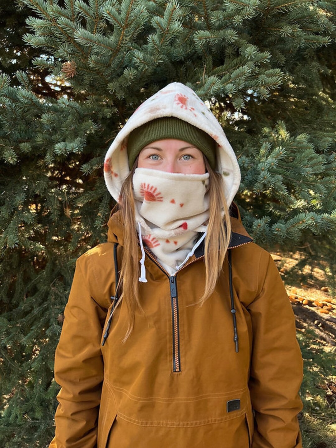 Desert Sun Hood Over Helmet Ski Snowboard Hood Etsy