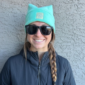 Aqua Fleece Beanie - Ski Snowboard Hat