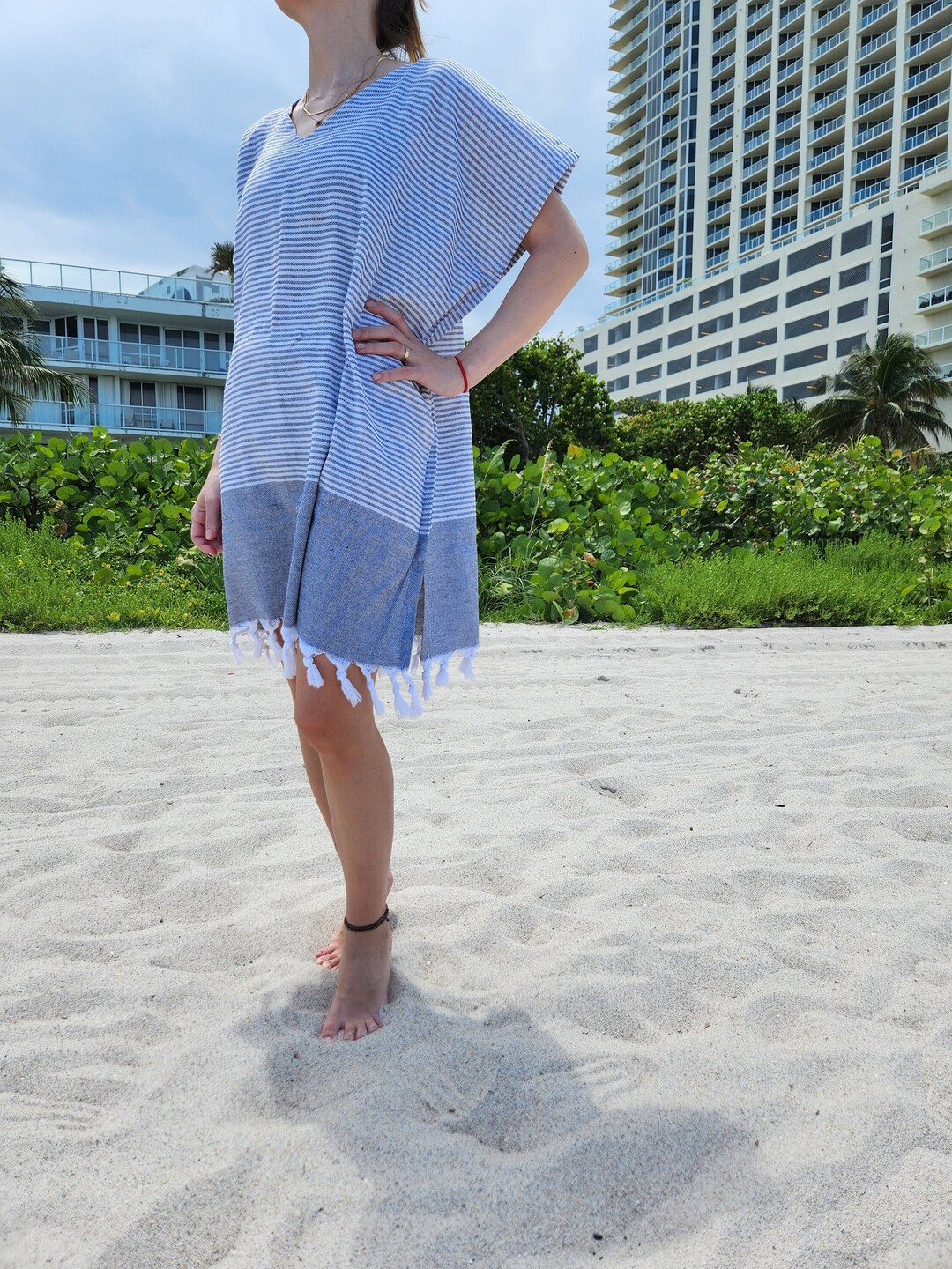 turkish towel beach dress Turkish Rugby Towel | Turkish Beach Towels main image 0