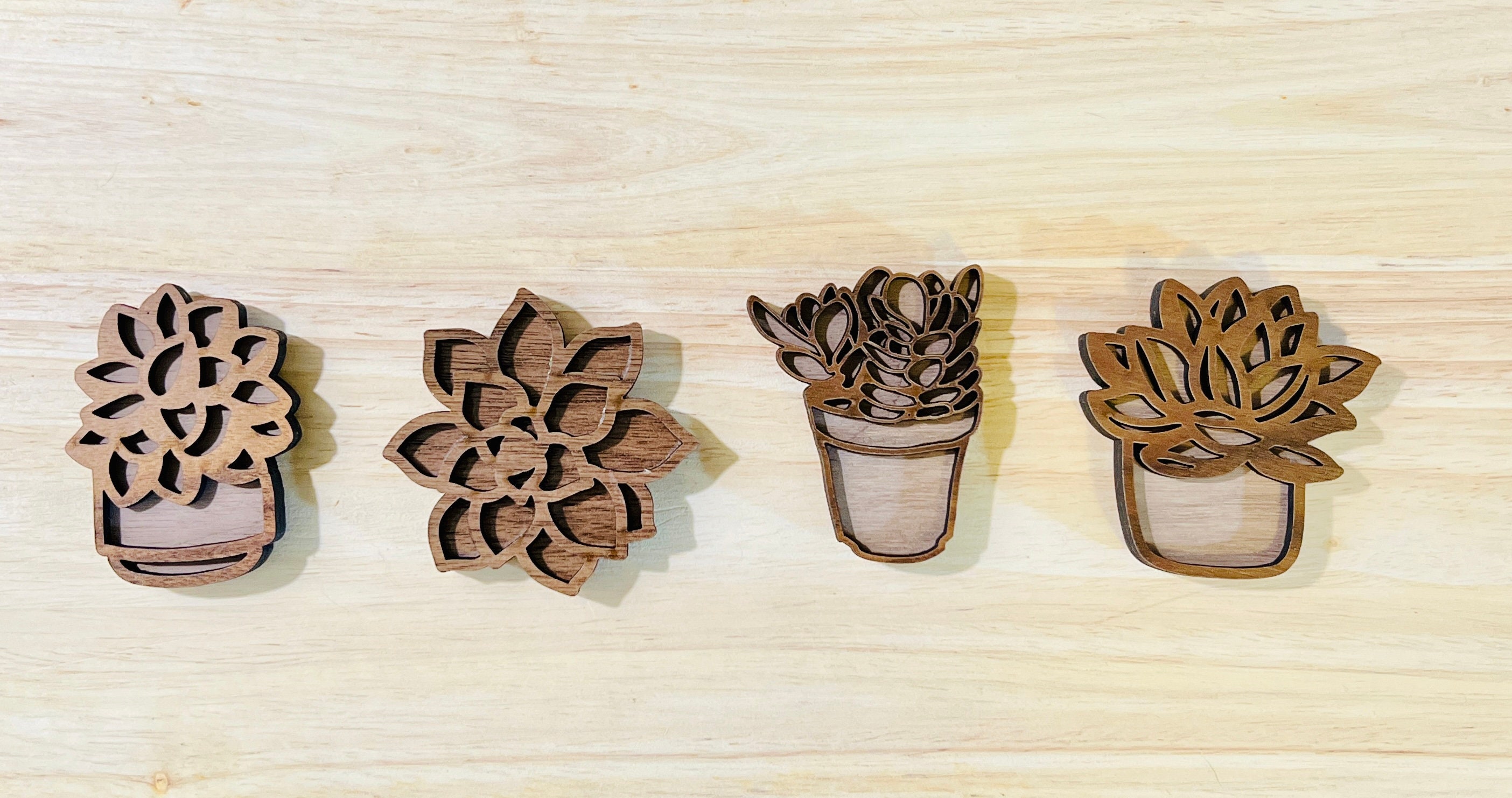Sappige magneet svg plant magneet SVG gelaagde plant magneet svg plant liefhebbers magneet svg