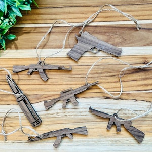 Firearms Christmas Ornament SVG, Gun Ornament (Digital File)