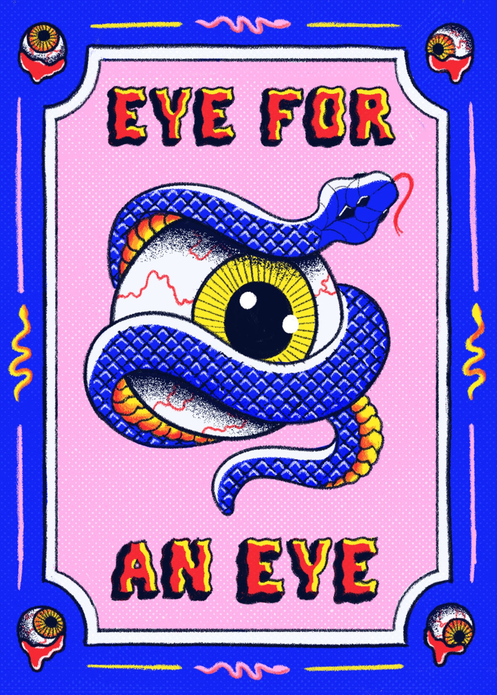 Art Print Eye for an Eye, Poster Print, Digital Poster, Digital ...