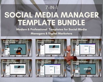 Social Media-Manager Vorlagen-Bundle