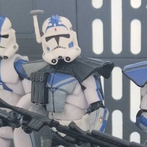 Star Wars Clone Wars custom 3.75 Fives 501st ARC clone trooper Phase ll 2