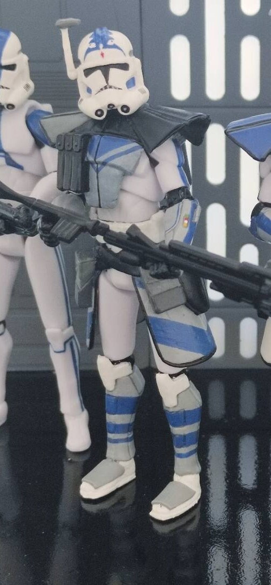 Star Wars Clone Wars Custom 3.75 Fives 501st ARC Clone Trooper Phase Ll ...