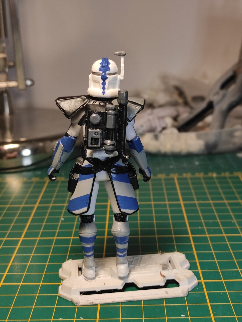 Star Wars Clone Wars Custom 3.75 Fives 501st ARC Clone Trooper Phase Ll ...