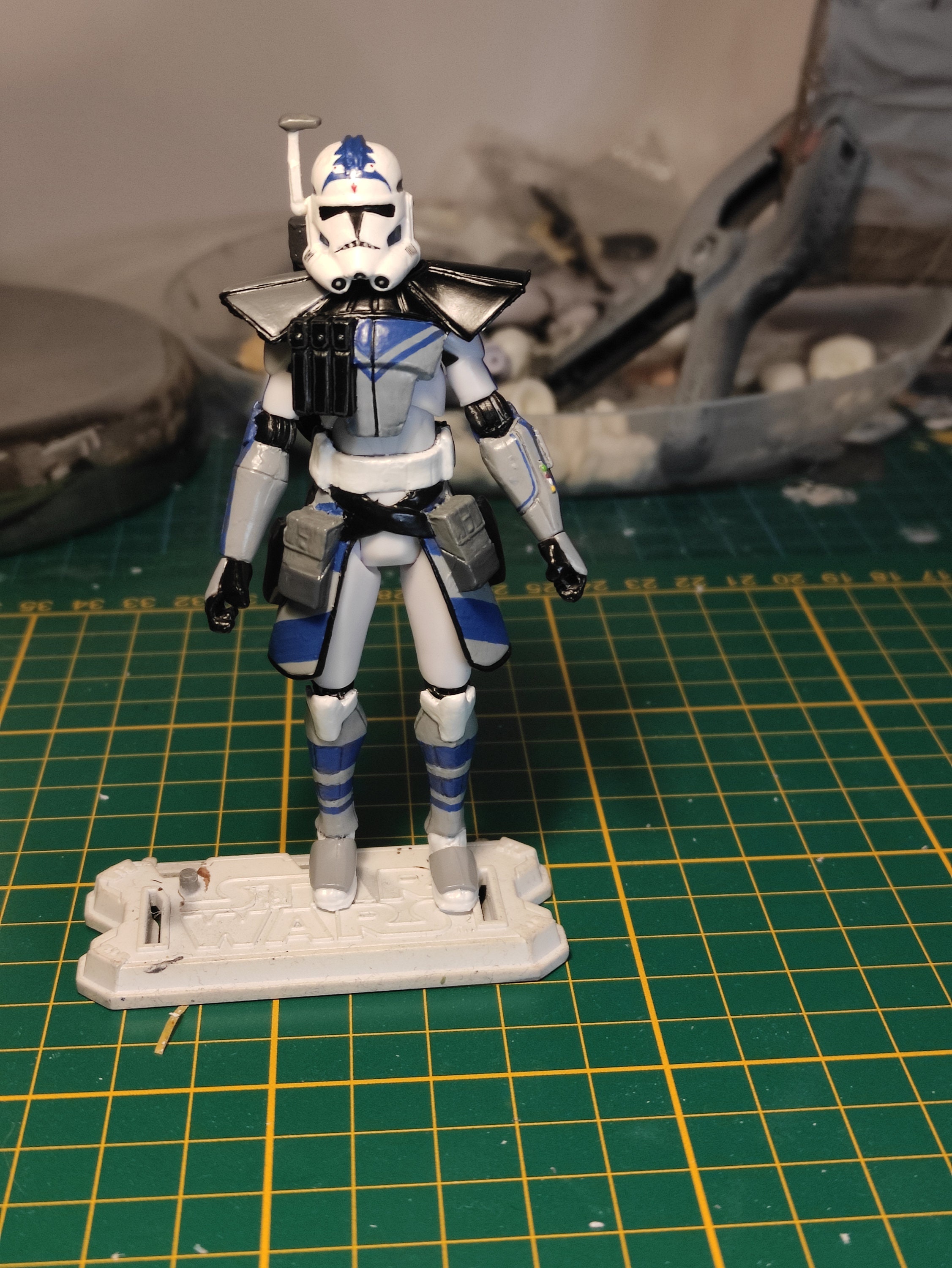 Star Wars Clone Wars Custom 3.75 Fives 501st ARC Clone Trooper Phase Ll ...