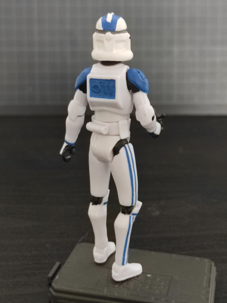 Star Wars Clone Wars Custom 3.75 Battalion 501st Clone Trooper Phase 2 ...