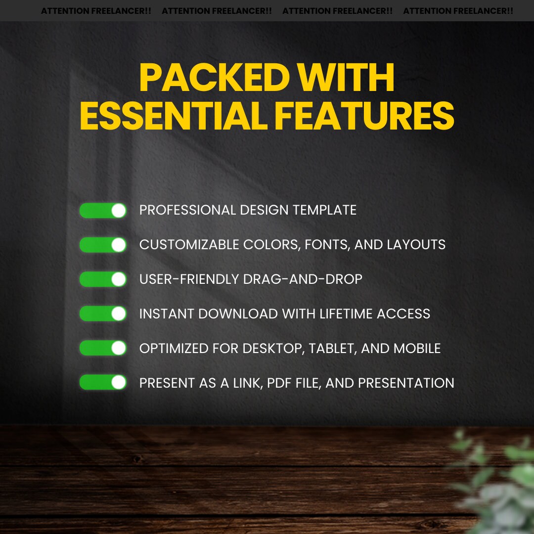 Freelancer Premium Portfolio Template Canva Portfolio Template Engaging