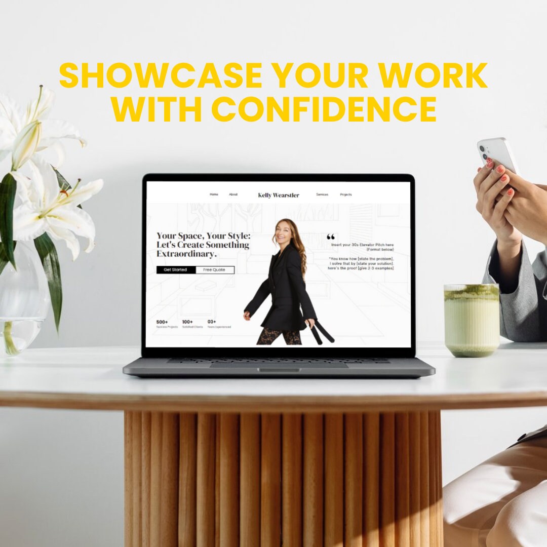 Freelancer Premium Portfolio Template Canva Portfolio Template Engaging