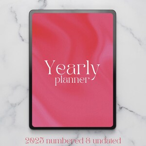 2025 Digital Planner, Undated Digital Planner, Daily Planner, Weekly Planner, Monthly Planner, Minimalist Planner