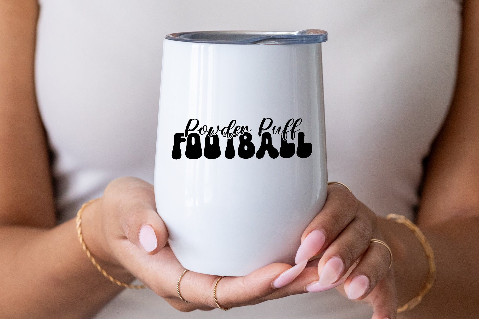 Powderpuff Football SVG PNG PDF, Game Day Svg, Football Svg, Game Day Shirt, Game Day Vibes Svg