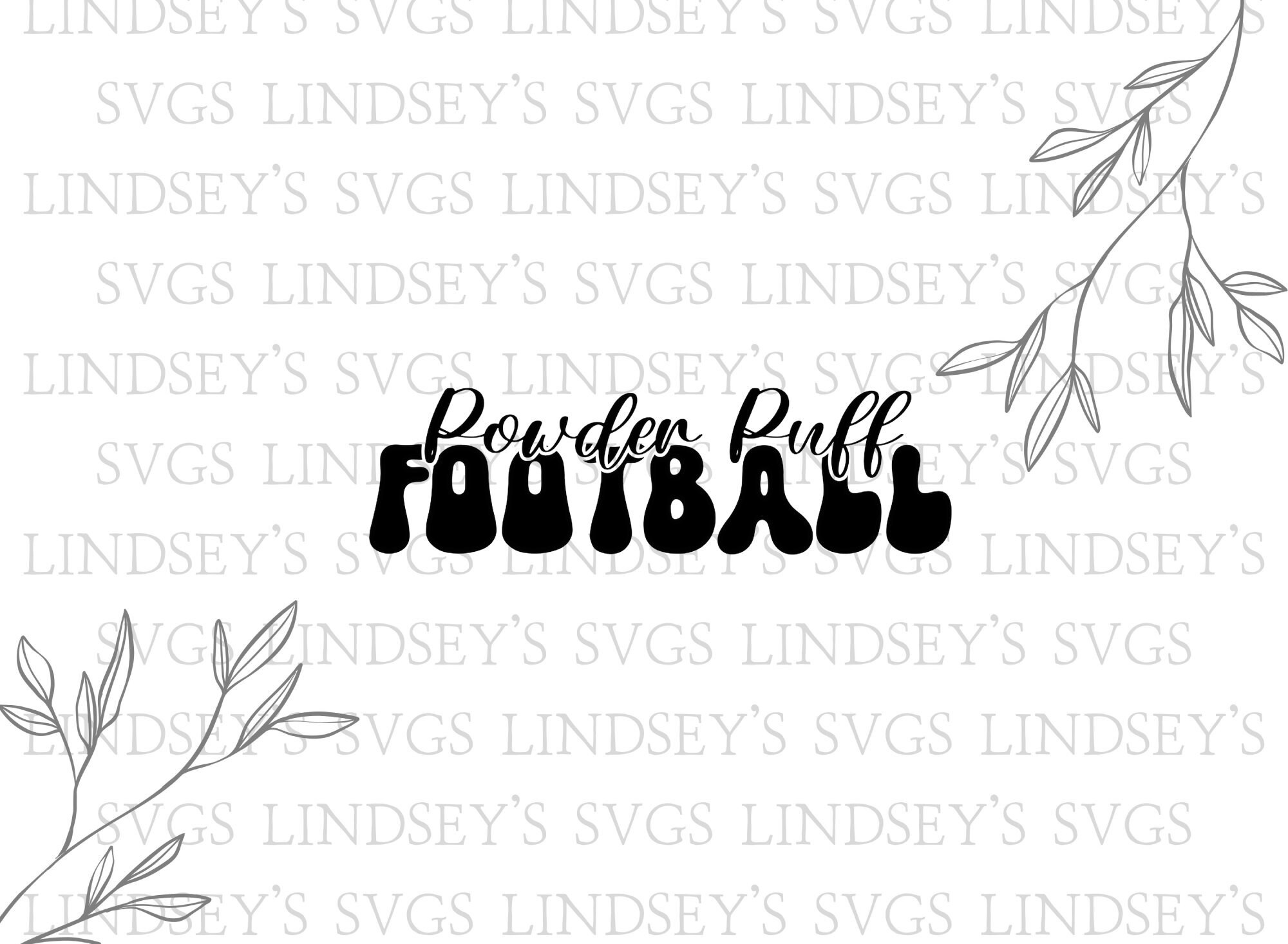 Powderpuff Football SVG PNG PDF, Game Day Svg, Football Svg, Game Day Shirt, Game Day Vibes Svg