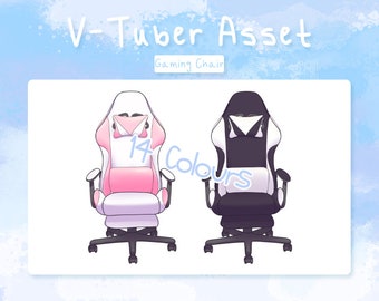 Gaming Chair | 14 Colours | V-Tuber Asset | PNG-tuber, Vtuber, Livestreaming, Stream, Twitch, Youtube, OBS | ready to use