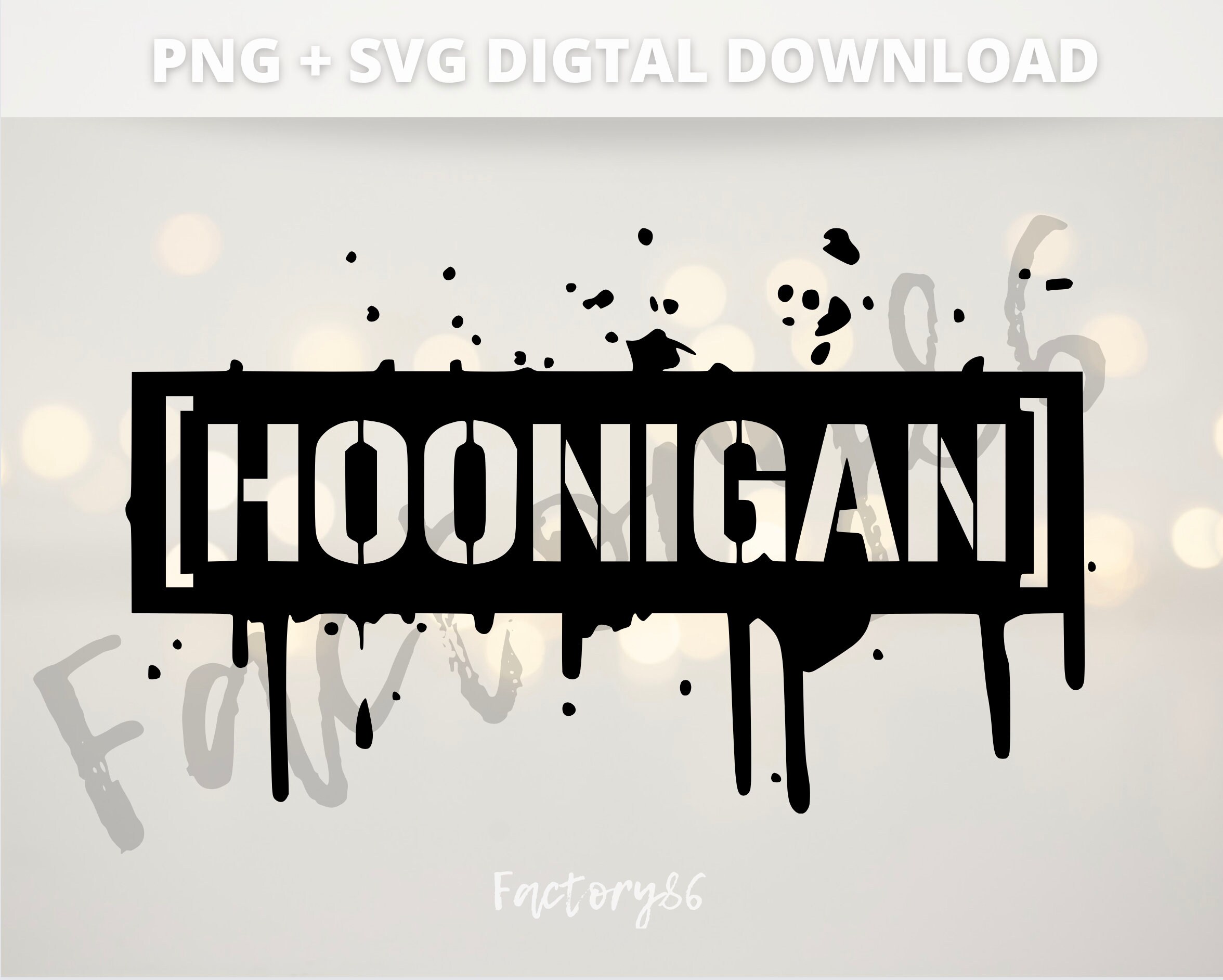 PNG SVG Hoonigan Logo Design Ken Block Hoonigan Industry - Etsy Hong Kong