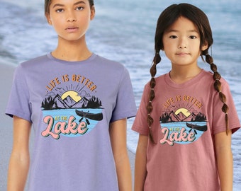 Life Is Better At The Lake Tshirt, Unisex Vacation Tee, Summer Lake Top
