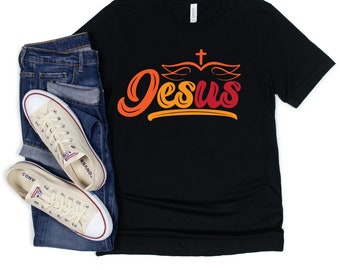 Jesus Graphic T-Shirt, Christian Apparel, Faith Based Shirt
