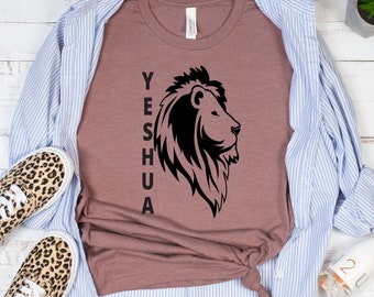 Yeshua Lion Shirt: Christian Apparel, Bible Verse Tee