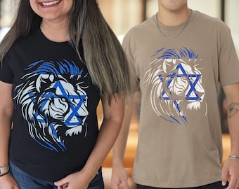 Lion of Israel T-shirt: Jewish Pride Tee