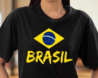 Brasil T-Shirt: World Cup Brazil Tee, Unisex Fit
