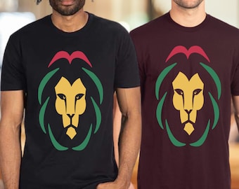 Reggae Lion T-Shirt: Jamaica Good Vibes Shirt