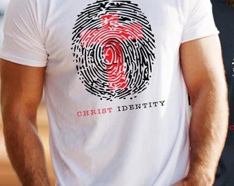 Christ Identity Shirt: Christian Cross Graphic Tee