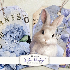 Etiquetas para diario basura, etiquetas para diario con motivos florales, etiquetas color lila, etiquetas para diario con motivos florales, etiquetas vintage, etiquetas imprimibles, efímeras florales
