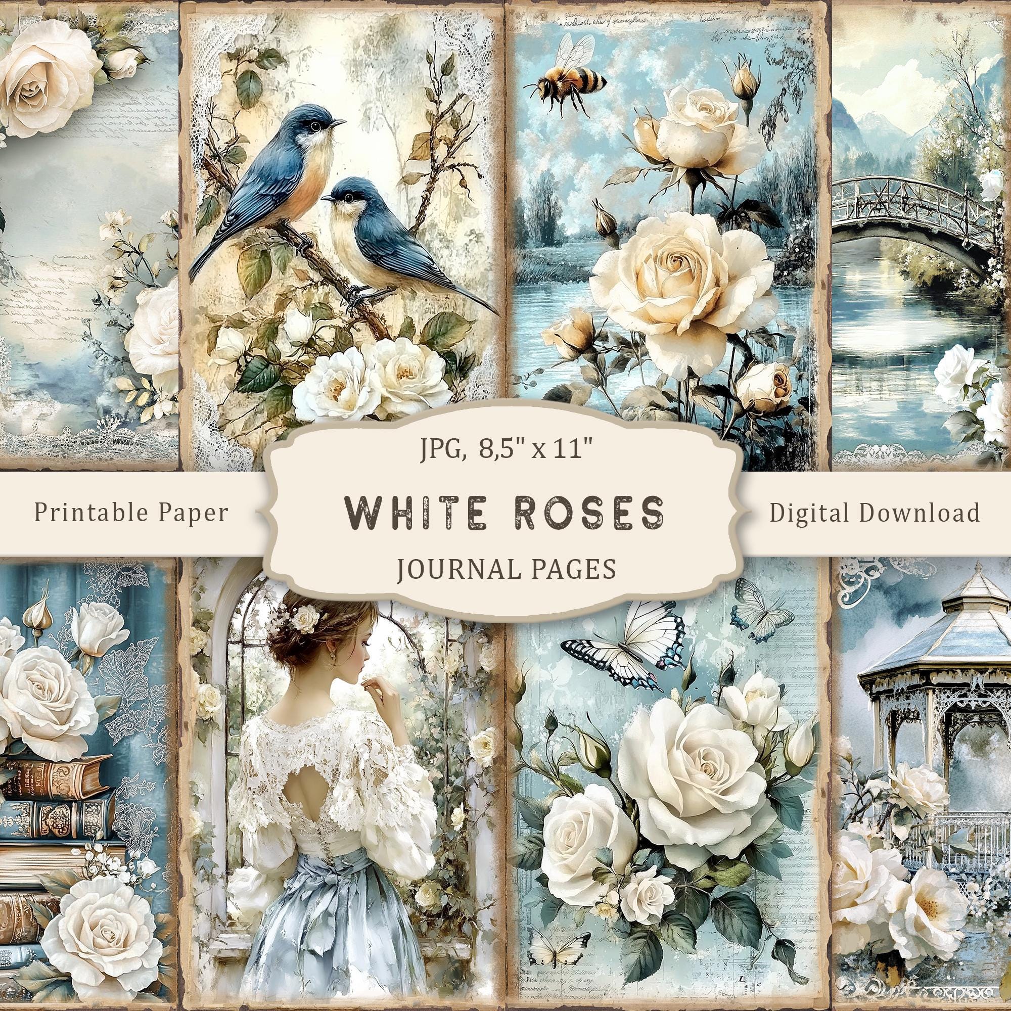 Blue rose journal - Etsy 日本