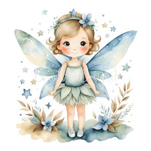 14 Clipart de fée des dents, aquarelle de fée des dents, Images de fées, Clipart de fée pour les enfants, JPG de haute qualité, téléchargement numérique, créations en papier