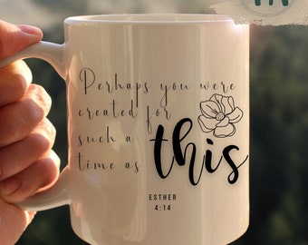 Esther 4:14 Bible Verse SVG Cut File (Digital Download)