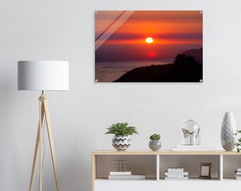 Big Sur Blur on Acrylic Print