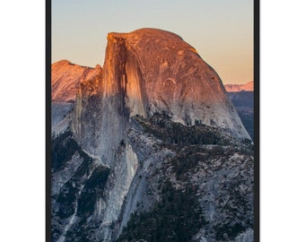 Half Dome in Yosemite on Museum-Quality Matte Paper Wooden Framed Poster