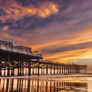 San Diego&#39;s Crystal Pier on Museum-Quality Matte Paper