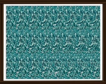 Letter X Stereogram V3 Downloadable Ready to Print Fun Unique Illusion Art Hidden 3D