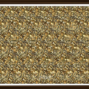 Letter Z Stereogram Downloadable Ready to Print Fun Unique Illusion Art