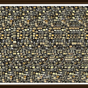 Letter W Stereogram Downloadable Ready to Print Fun Unique Illusion Art