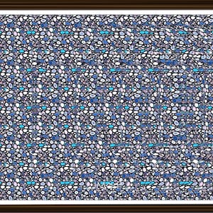 Letter O Stereogram Downloadable Ready to Print Fun Unique Illusion Art