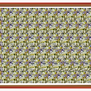 Letter B Stereogram X-view Downloadable Ready to Print Fun Unique Illusion Art Hidden 3D, Magic Eye