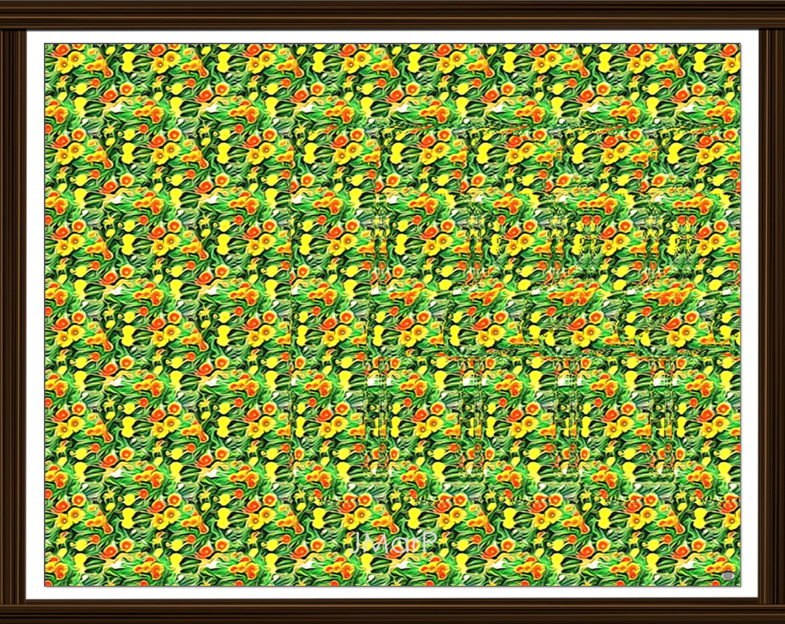 Magic Eye 3d Stereogram Picture - Etsy, image size:2693x2141