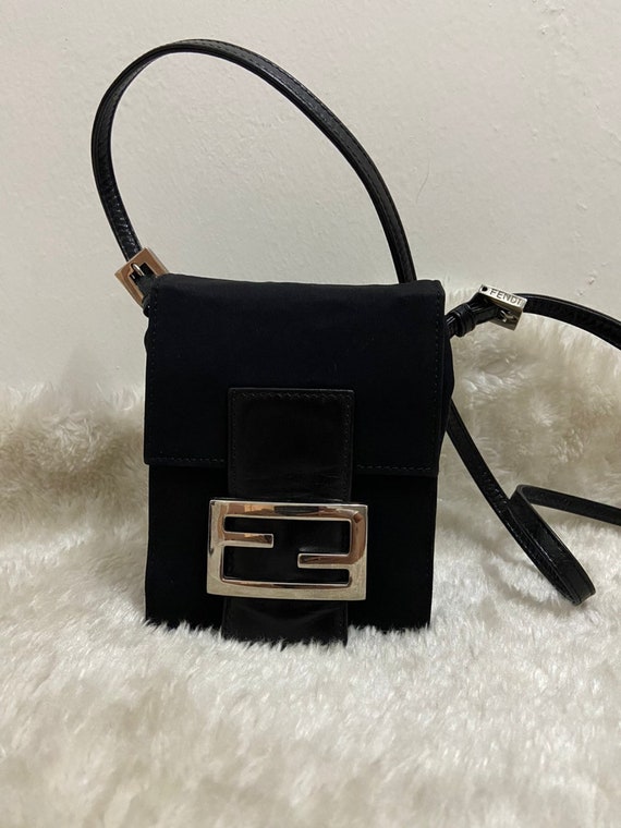 FENDI Bag Zucca Pattern Mini Pochette Crossbody S… - image 8