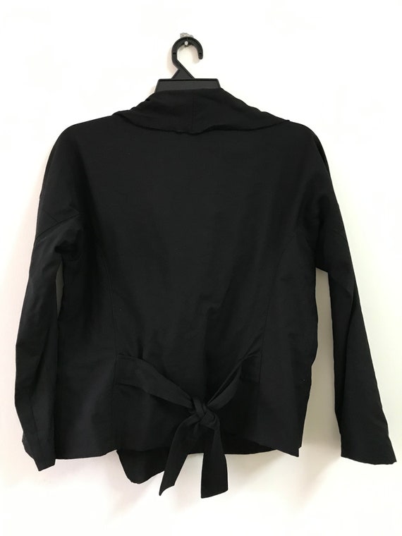 Vintage Issey Miyake Black dress Coat Jacket - image 5