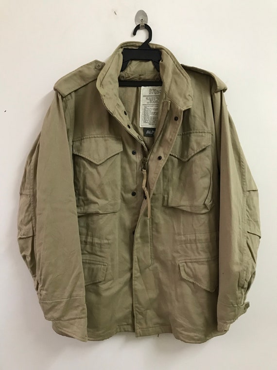 Vintage Alpha Industries M65 Field Jacket Made in USA… Gem