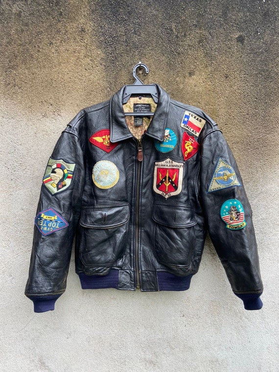 Avirex top hotsell gun jacket