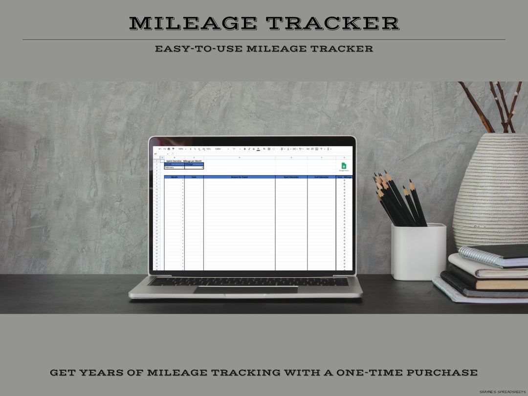 Simple Mileage Tracker Template Google Sheets Etsy
